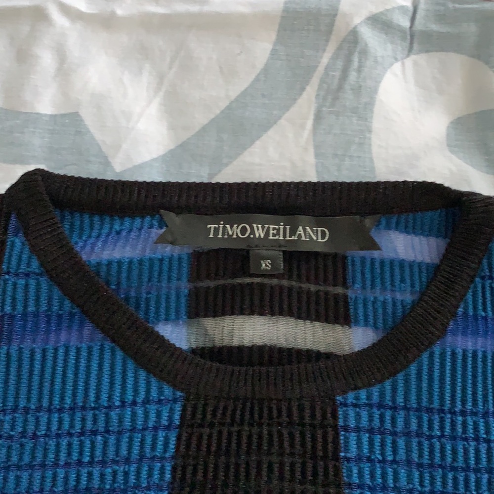 Timo Weiland knit sheer dress NWOT - Picture 8 of 10